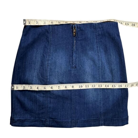 Sky and Sparrow Denim Mini Skirt Sz M - Picture 6 of 9
